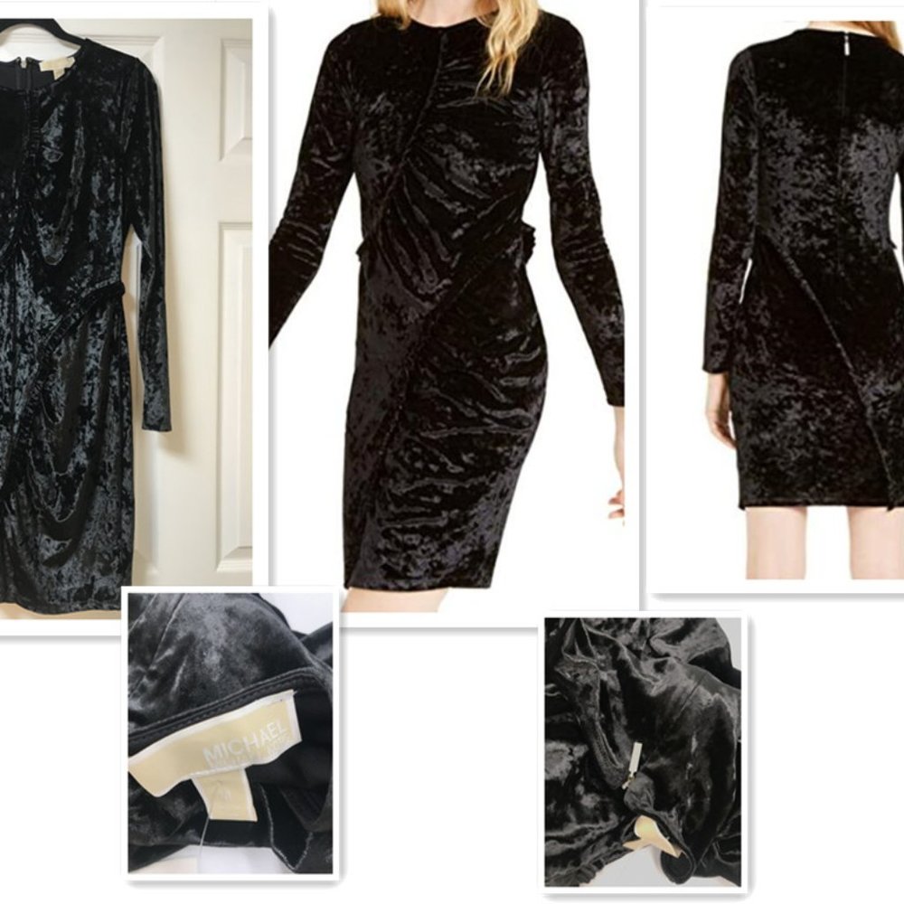 Michael Michael Kors Women's Velvet Bodycon Dress